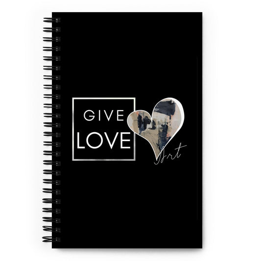 GIVE LOVE Notebook by Eliana Zeferino